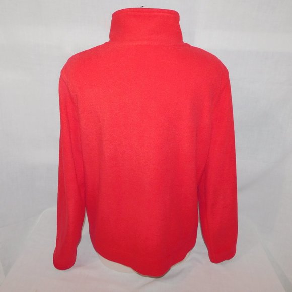 Northern Reflections Womens L Red Full Zip Fleece Jacket Cardinals Crystals - Picture 10 of 11